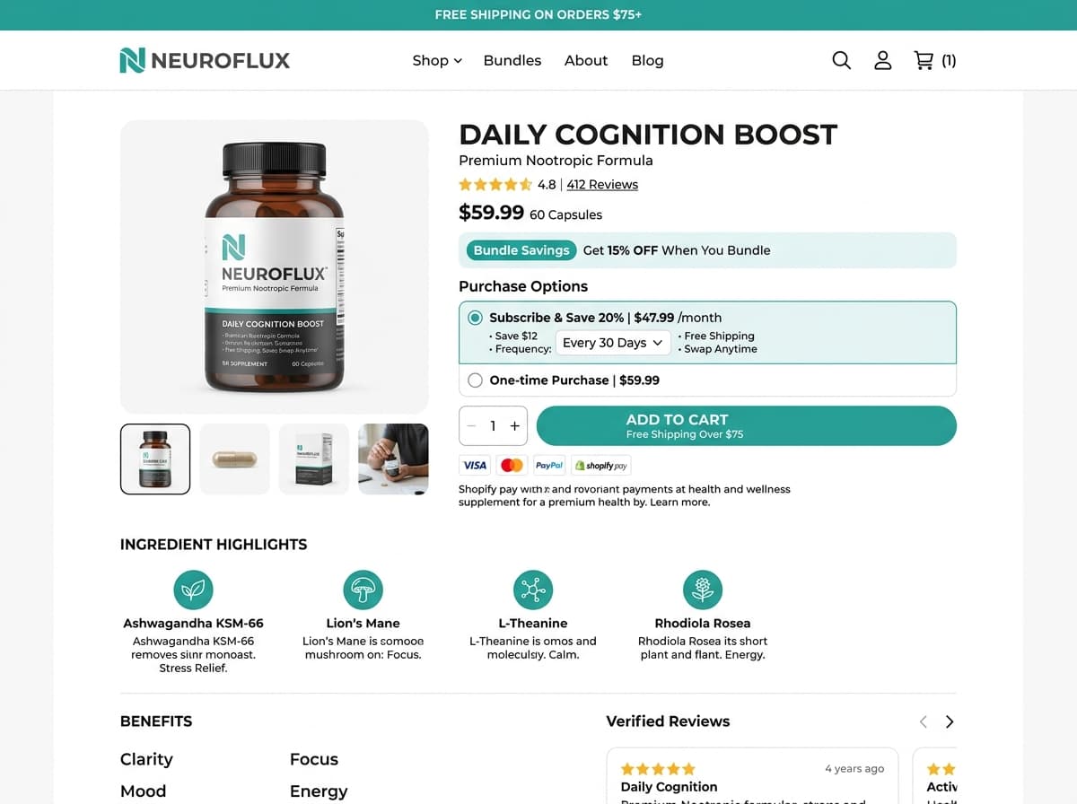 NeuroFlux Nutrition