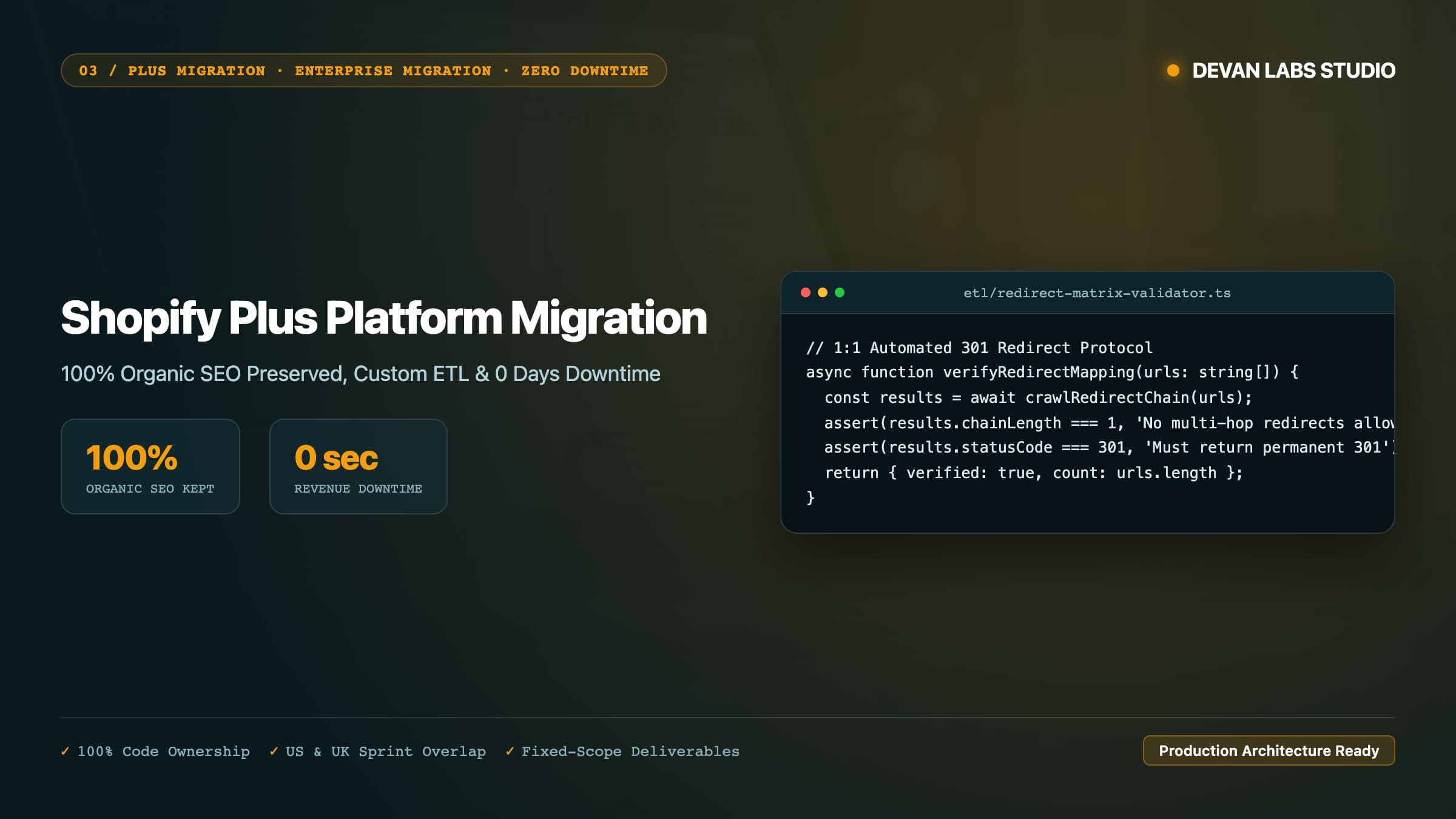 Enterprise Shopify Plus Migration Agency Architecture Blueprint
